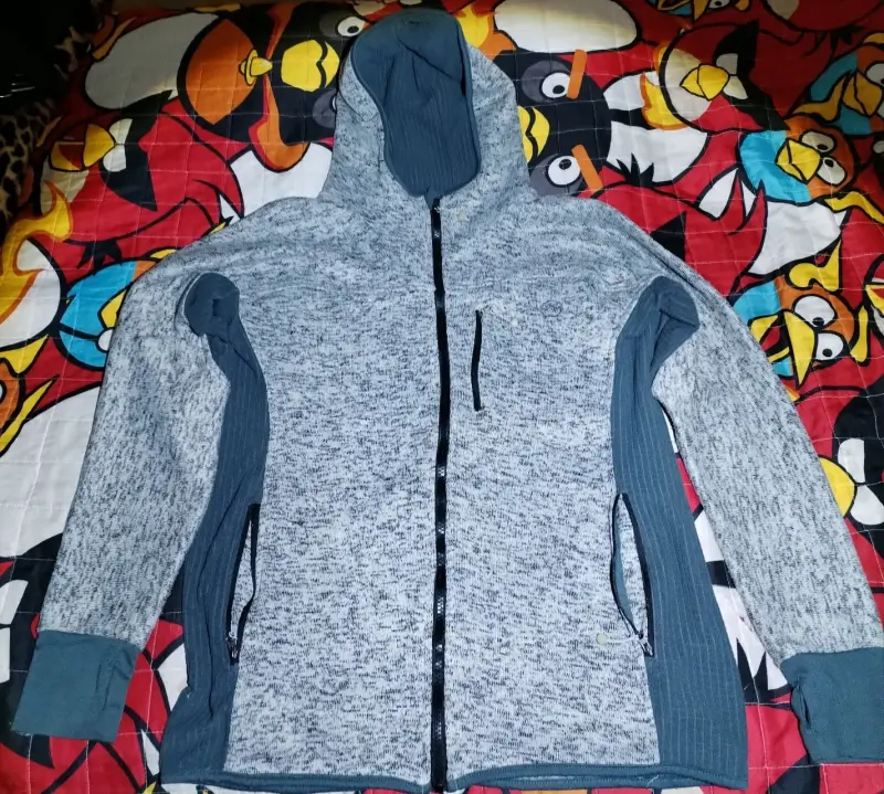 Polar Geológica Gris con Capucha Geolonger Talla L - 1