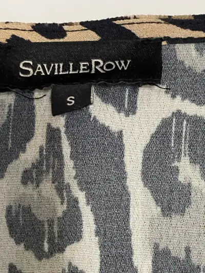 Vestido largo animal print Saville Row - miniatura 2