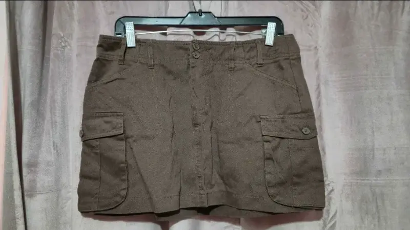 Falda cargo marrón SYBILLA - L