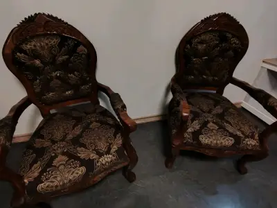 Juego de muebles de sala estilo clásico - miniatura 2