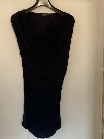 Vestido azul  drapeado  Armani Exchange - miniatura 1