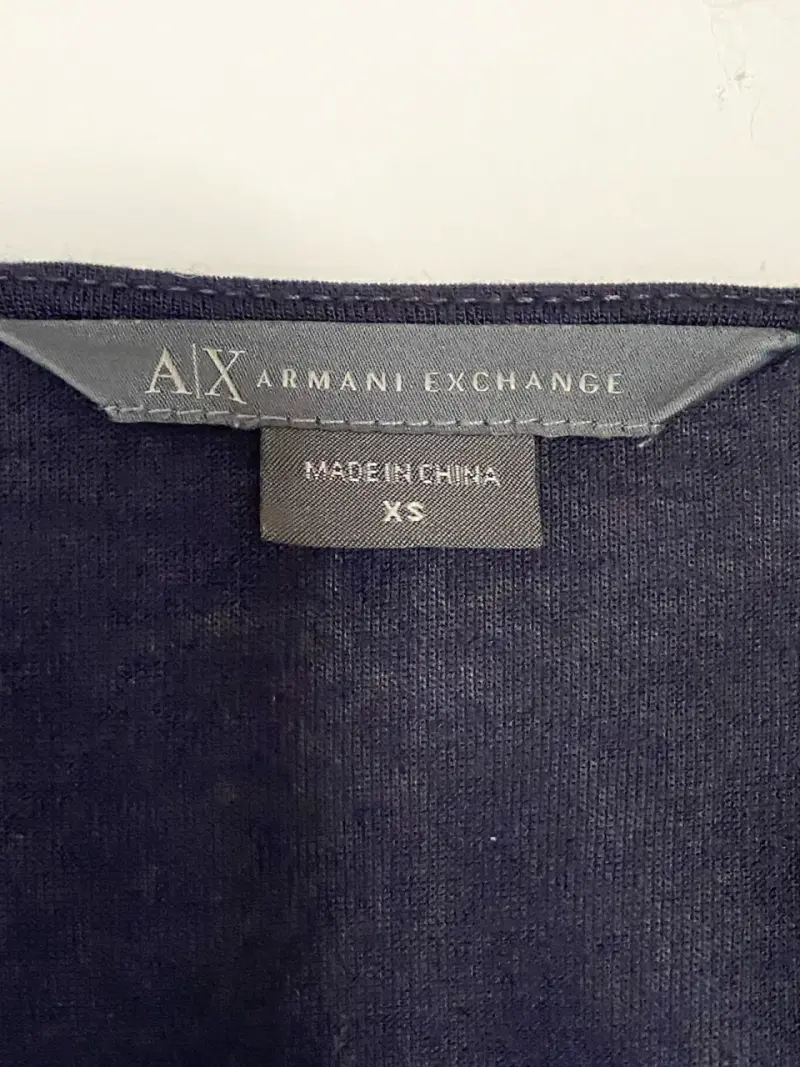 Vestido azul drapeado Armani Exchange - 2