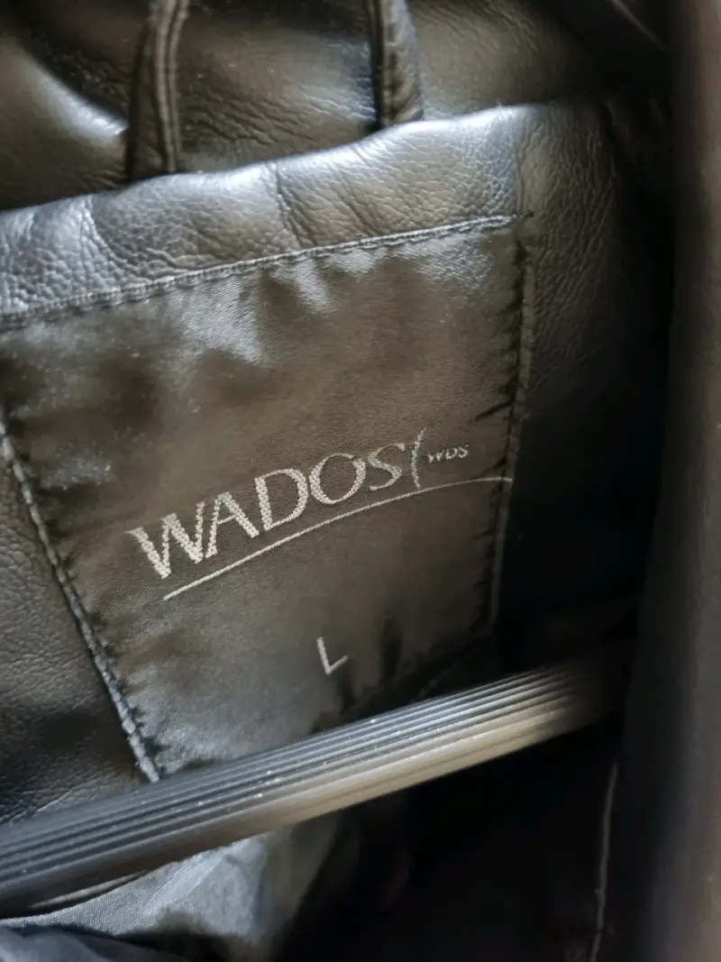 Chaqueta de cuero negra Wados para mujer - 3
