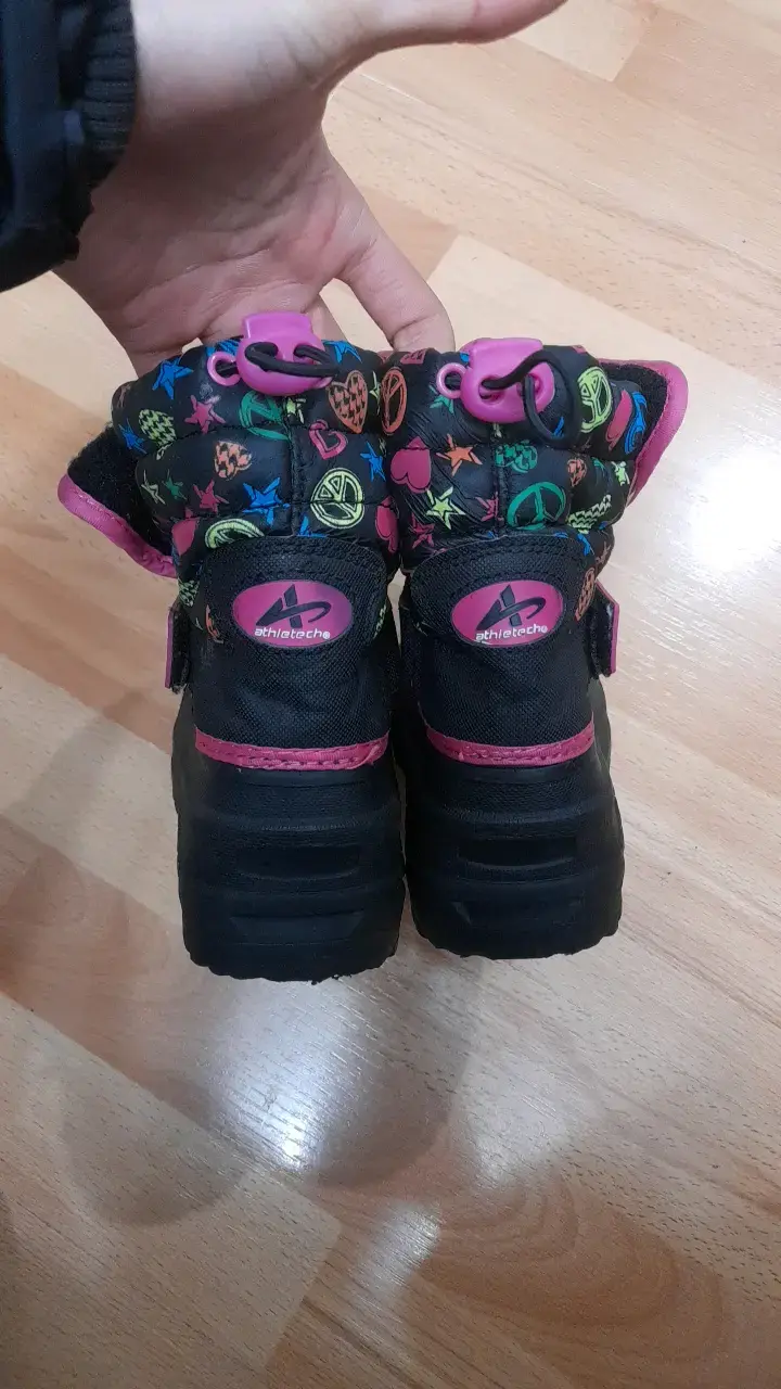 Botas de nieve infantiles 29CL negras con diseño - 4