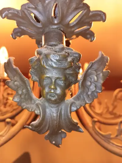 Lámpara de techo bronce envejecido - miniatura 2