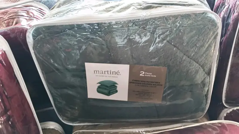 Cubre cama flannel burdeo 2 plazas Martine - 4