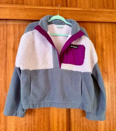 Polar Columbia para mujer en tonos gris y morado - miniatura 1