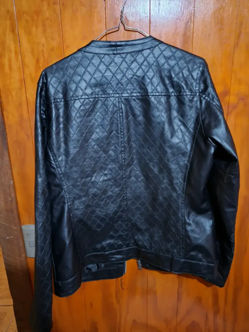 Chaqueta eco cuero Dana Buchman para mujer - 4