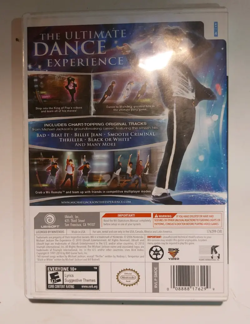 Juego Wii Michael Jackson The Experience - 2