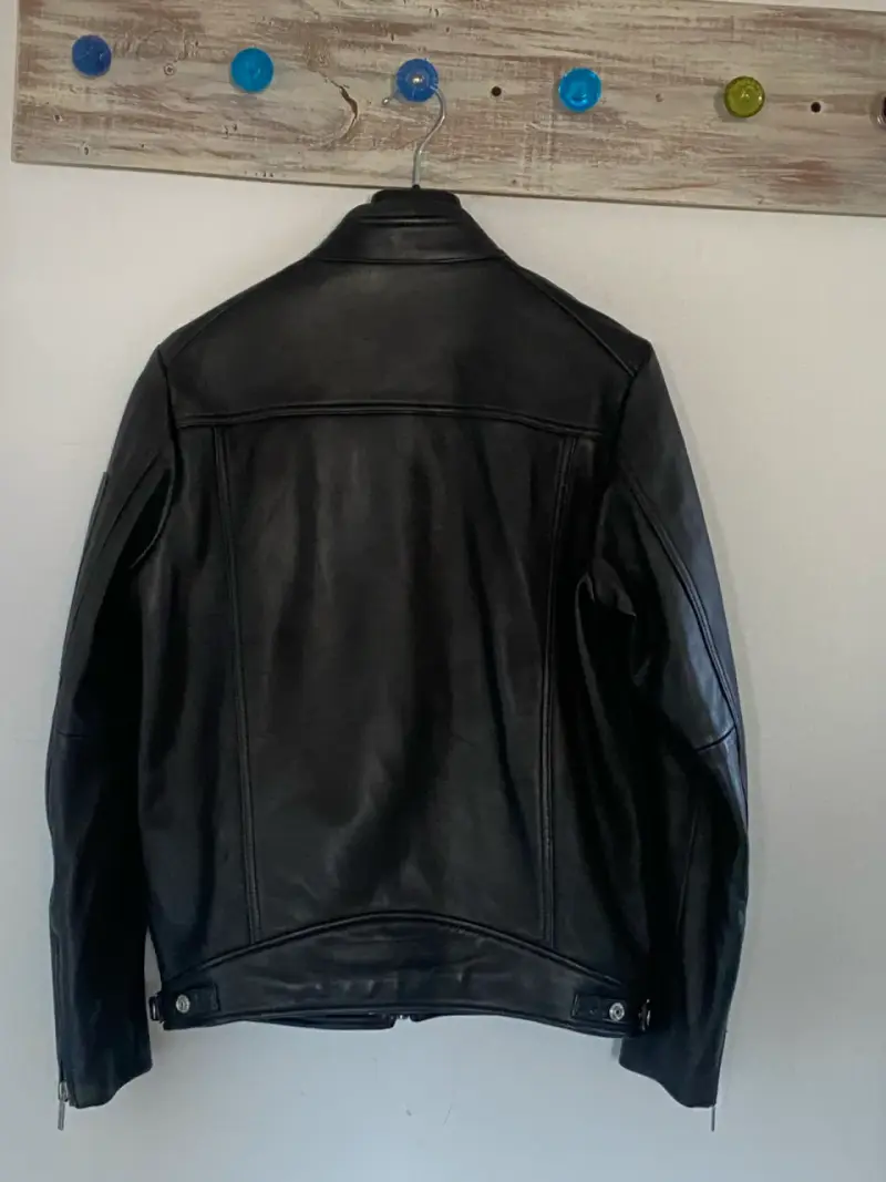 Chaqueta de cuero negra Diesel para hombre - 2