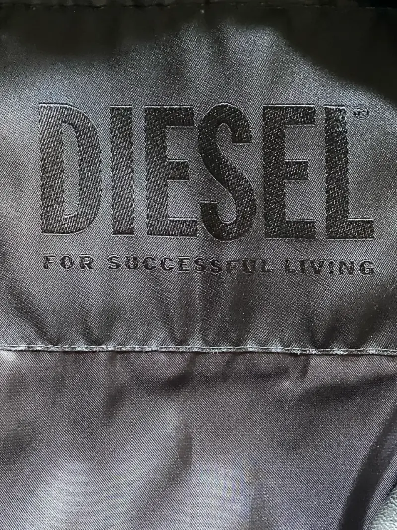 Chaqueta de cuero negra Diesel para hombre - 3