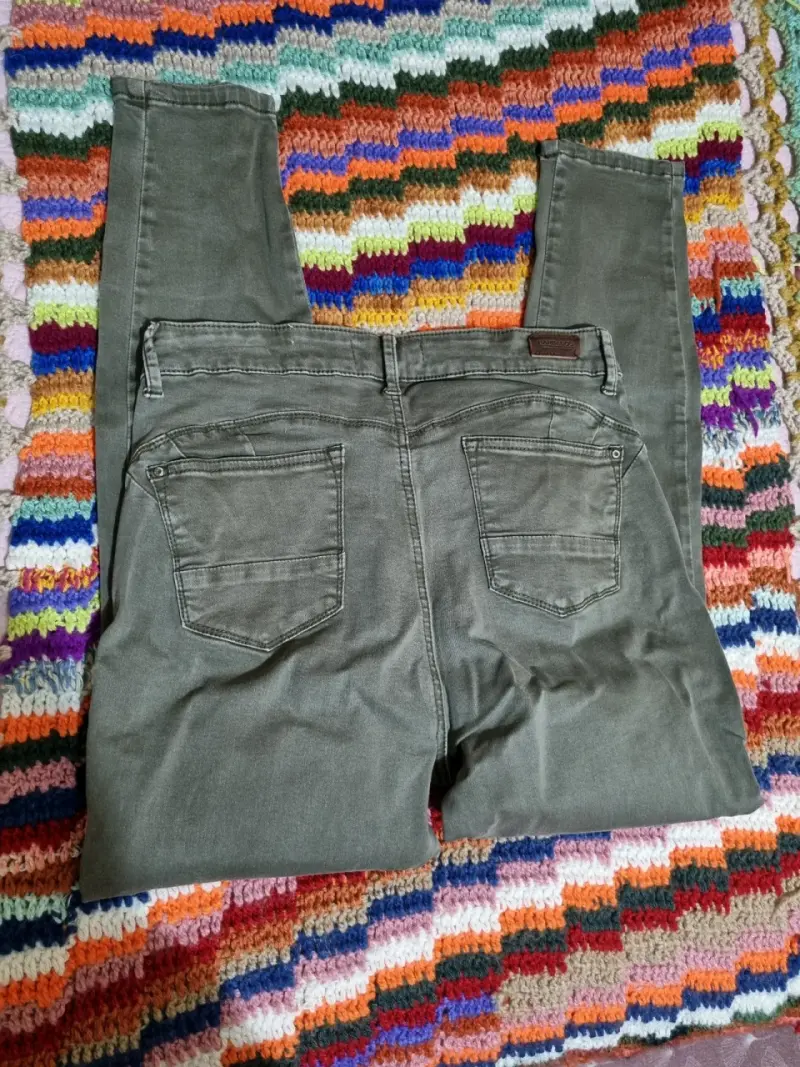 Jeans Push Up Barbados Talla 42 Verde - 3