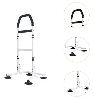 Baston de soporte portátil  con ventosas - miniatura 1