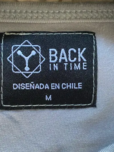 Polera gris Back In Time para hombre - miniatura 2