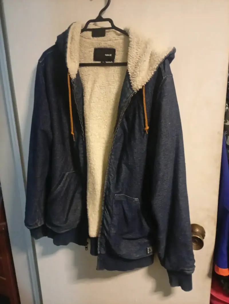 Chaqueta de mezclilla con forro polar Hurley - 1