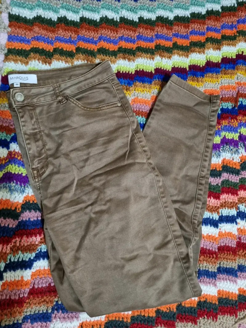 Jeans de mujer color marrón talla 44 Marquis - 1