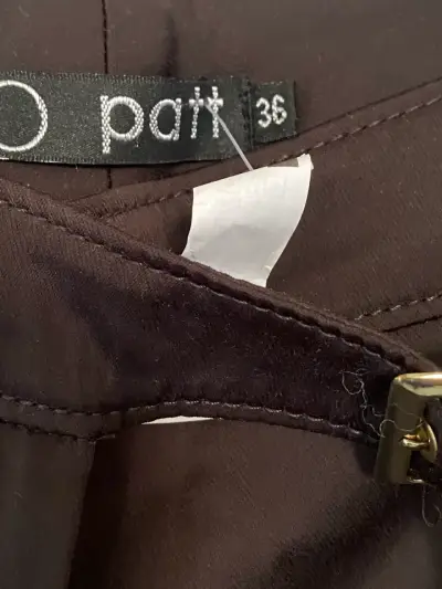 Pantalones marrones de mujer talla 36 - miniatura 2