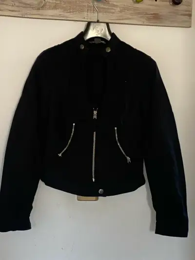 Chaqueta Negra Armani Exchange Mujer Talla S - miniatura 1