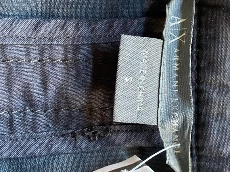 Chaqueta Negra Armani Exchange Mujer Talla S - 2
