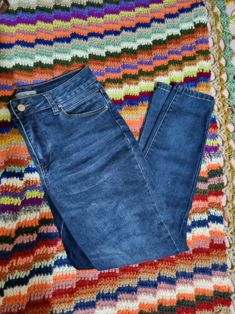 Jeans de mezclilla azul Greenfield talla 40 - 1