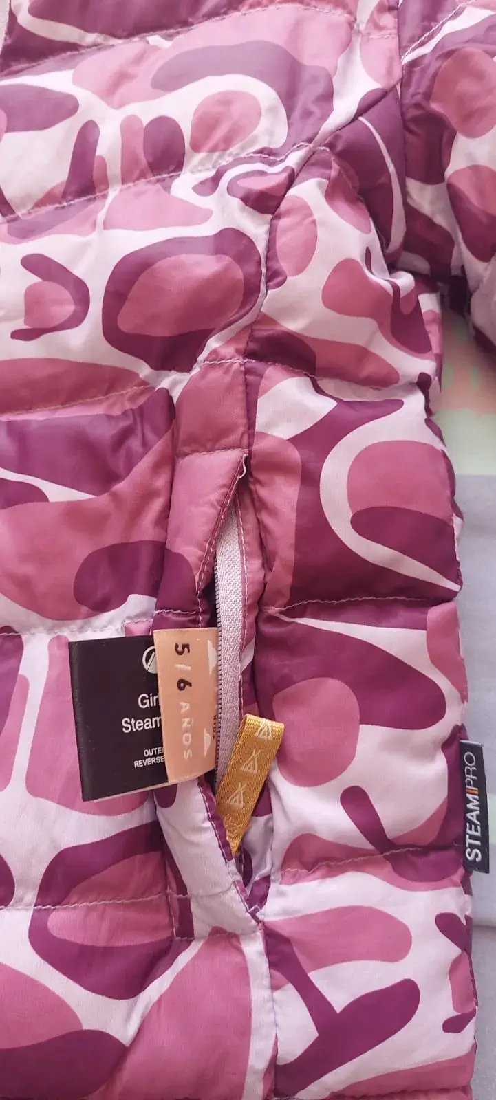 Chaqueta Infantil Reversible Rosa Lippi - 3
