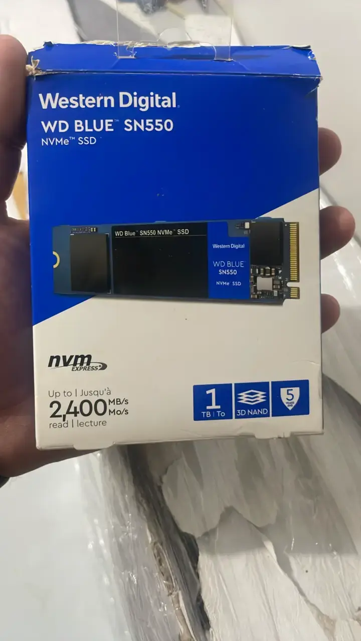 SSD NVMe Western Digital WD Blue SN550 1TB