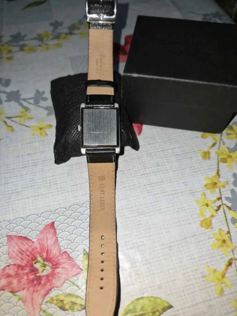Reloj Norvina Swiss clásico con correa de cuero - 2