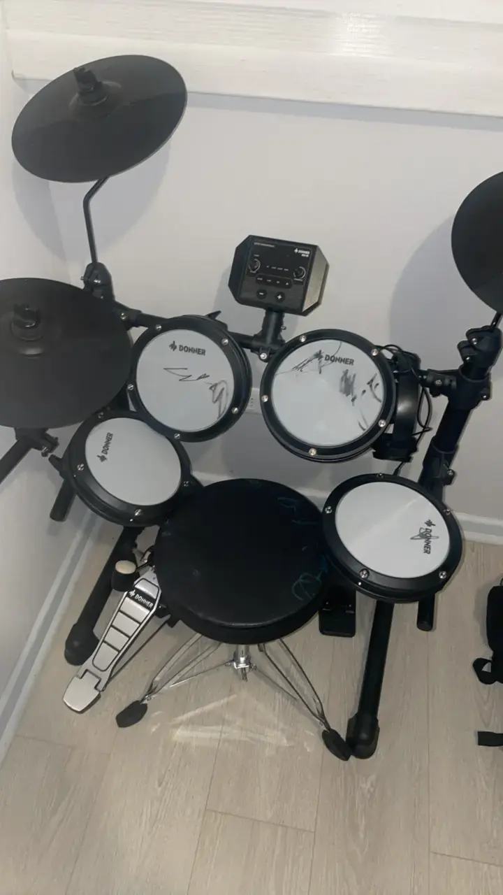Batería Electrónica Donner con Módulo de Sonido