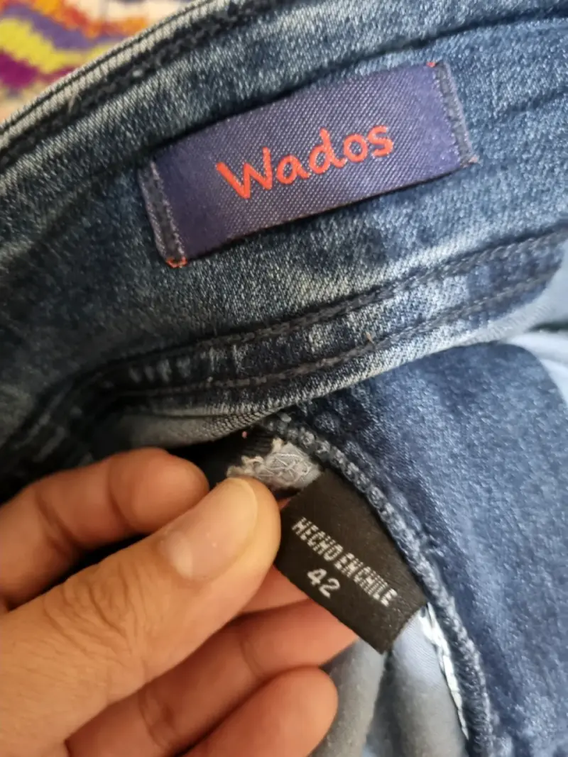 Jeans de mezclilla azul Wados talla 42 - 3
