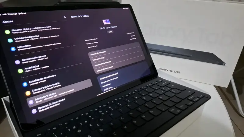 Samsung Galaxy Tab S7 FE 128gb + Teclado + s pen - 2