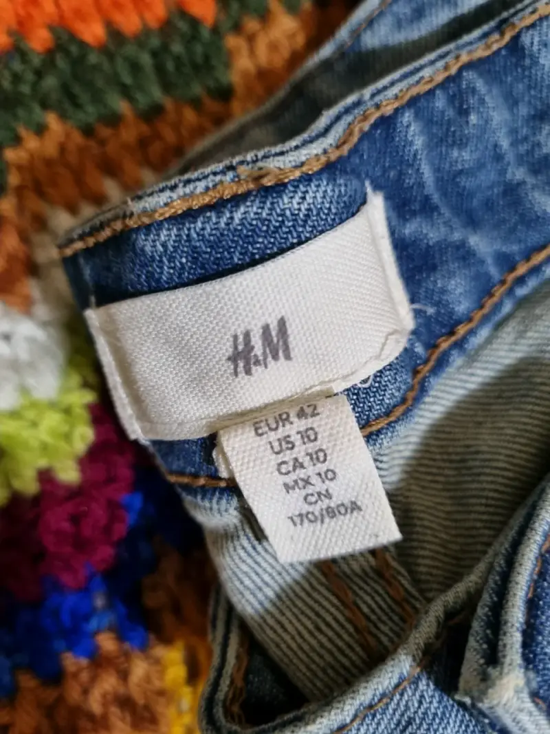 Jeans de mezclilla azul H&M para mujer - 2