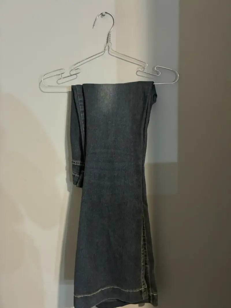 Jeans flare azules talla M - 2