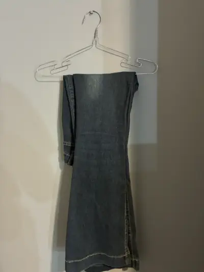 Jeans flare azules talla M - miniatura 2