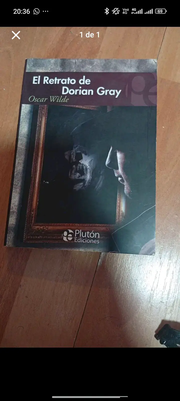 Libro El Retrato de Dorian Gray de Oscar Wilde