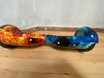 Hoverboard eléctrico con asiento kart celeste - miniatura 5