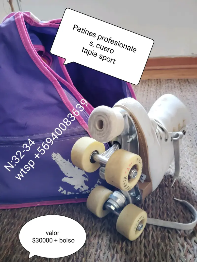 Patines Profesionales de Cuero Tapia Sport