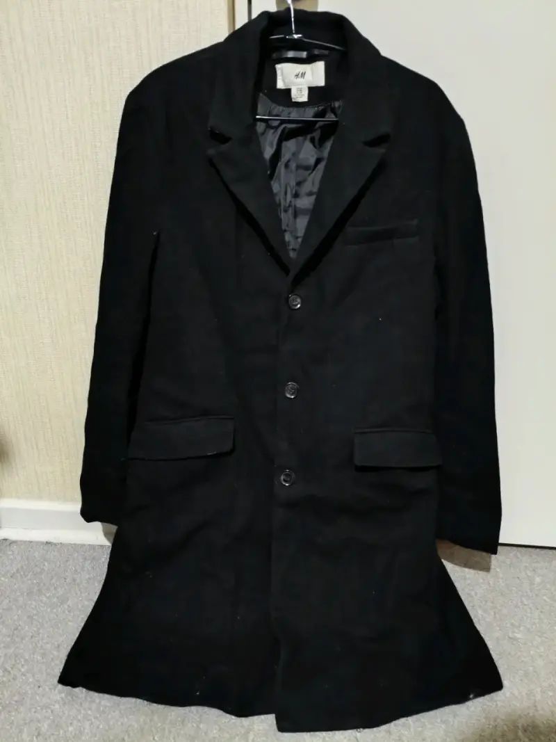 Abrigo negro H&M para hombre - 1