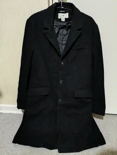 Abrigo negro H&M para hombre - miniatura 1