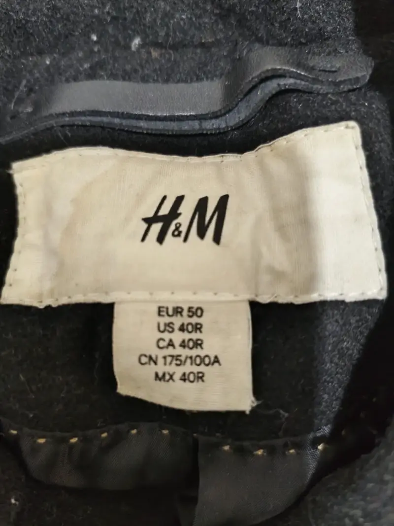 Abrigo negro H&M para hombre - 3