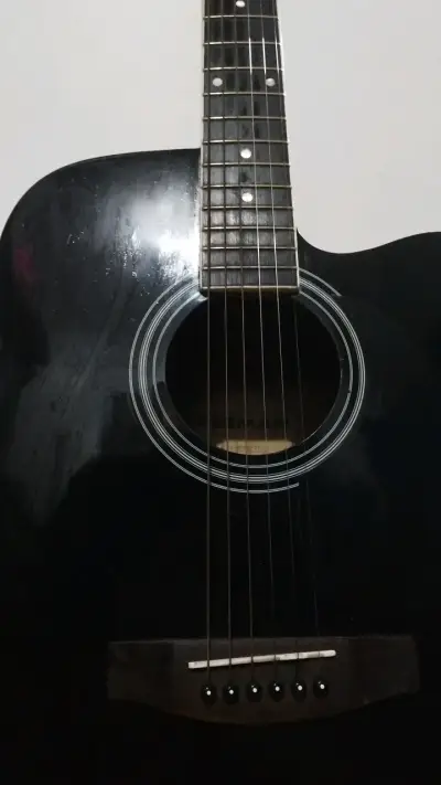 Guitarra Electroacústica Freeman/ ampli Laney - miniatura 4
