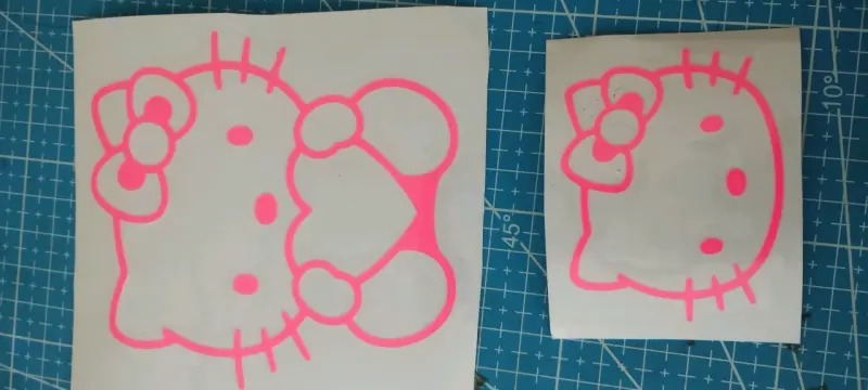 Set de stickers decorativos Hello Kitty