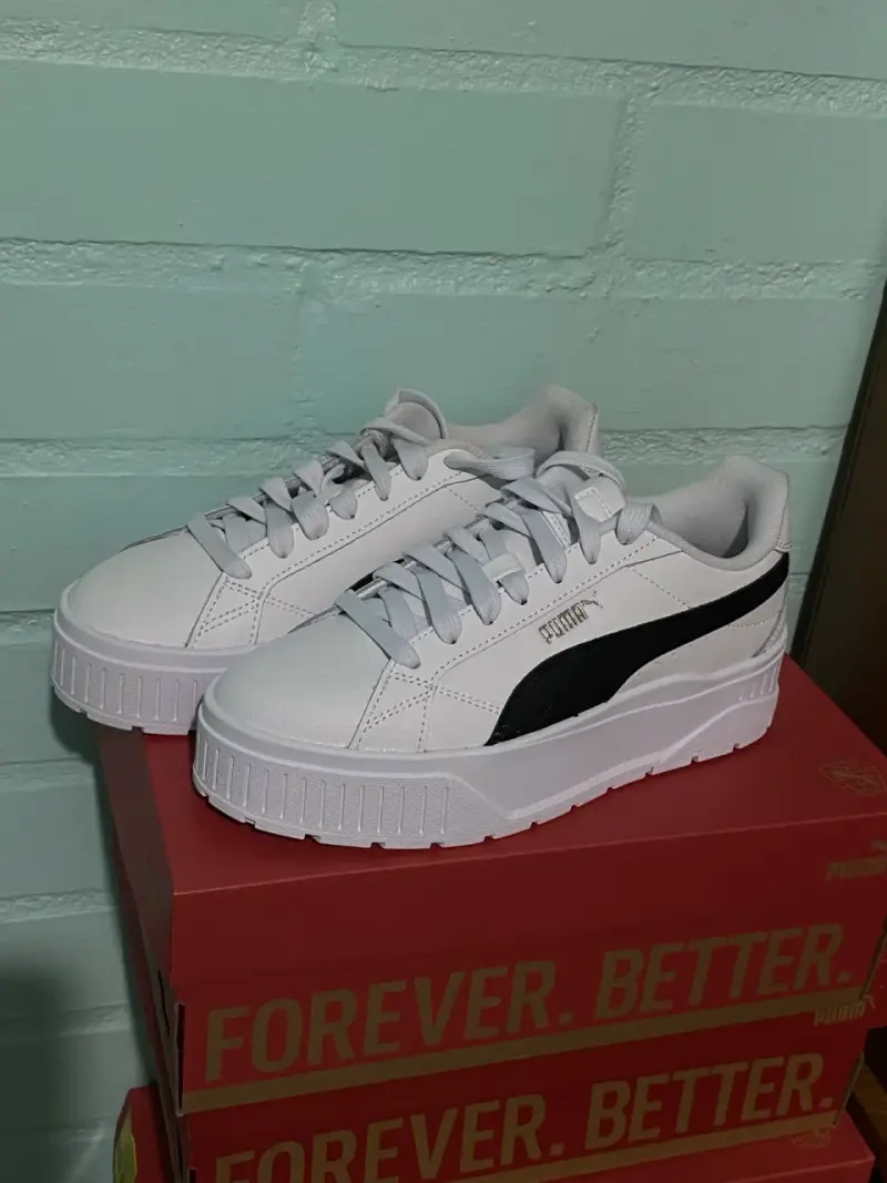 Zapatillas blancas Puma Karmen II Jr para mujer - 1