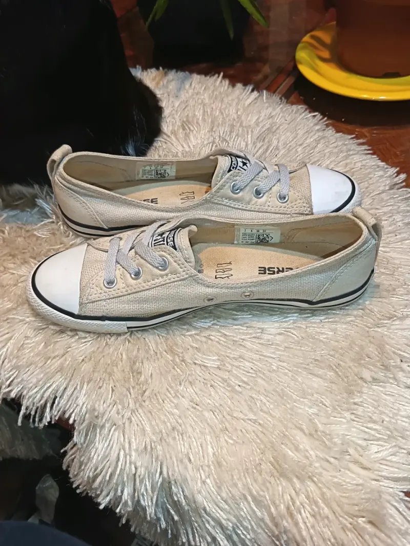 Zapatillas Converse All Star beige para mujer - 2