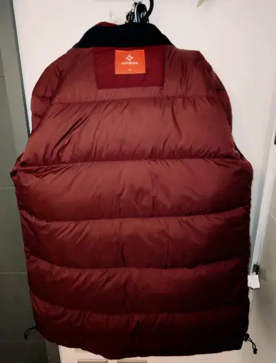 Chaqueta pluma imp. ISENBERG(NEPA) roja (burdeo) - miniatura 1