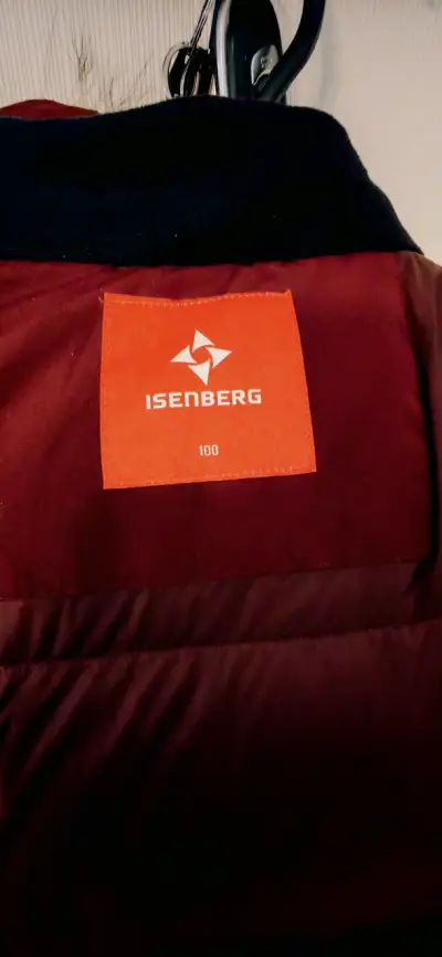 Chaqueta pluma imp. ISENBERG(NEPA) roja (burdeo) - miniatura 4
