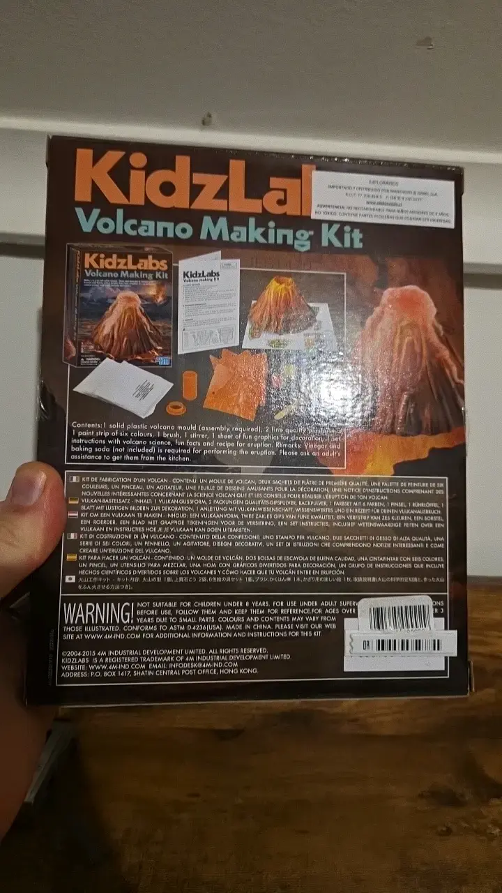Kit de Fabricación de Volcán KidzLabs - 3