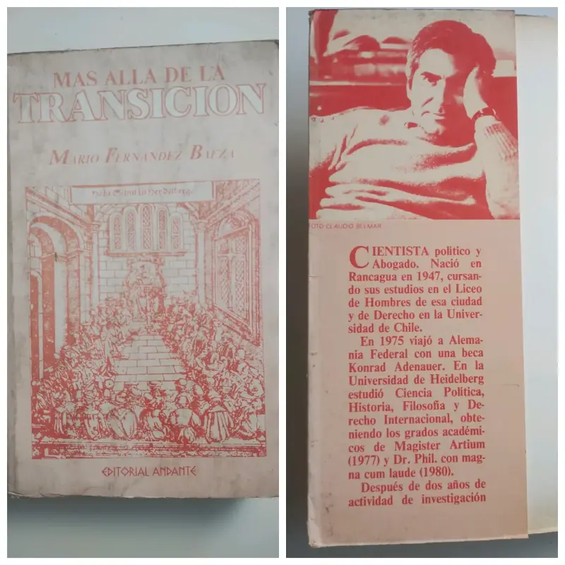 Libro 'Más Allá de la Transición' de Mario Fernández Baeza - 1