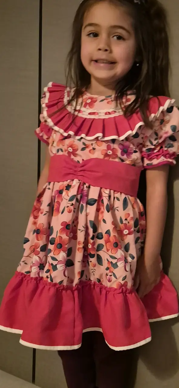 Vestido huasa china talla 4