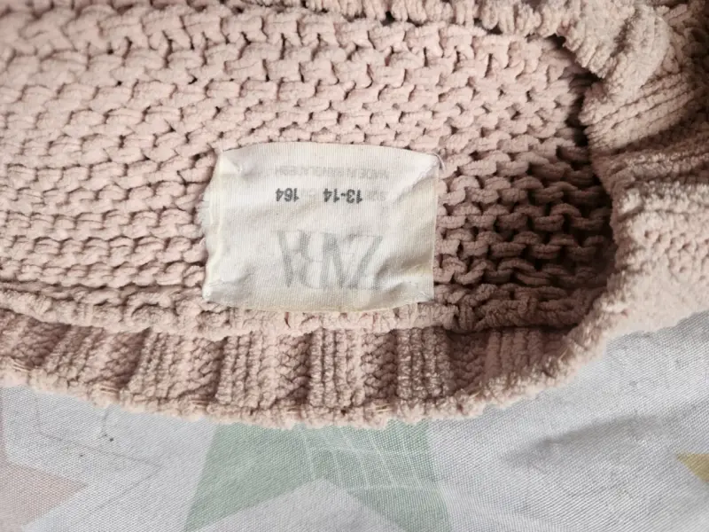Suéter de punto rosa para mujer Zara - 2