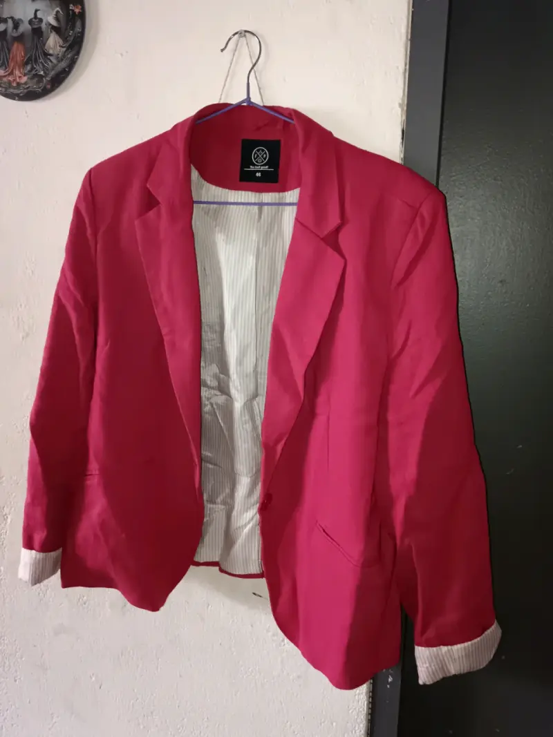 Chaqueta de mujer estampado pata de gallo - 3